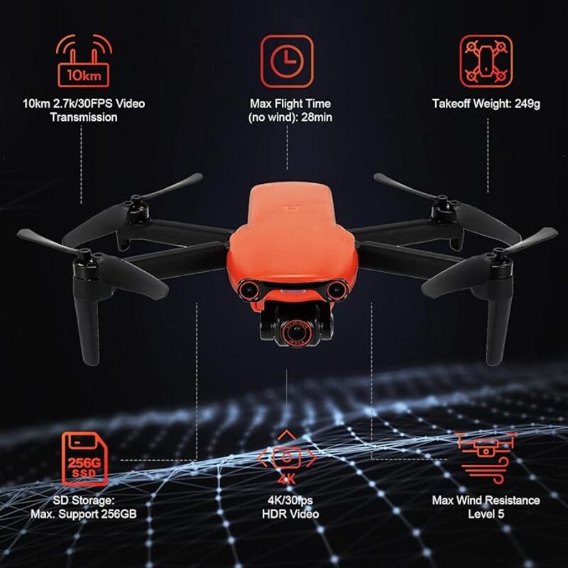 Autel EVO Nano Plus Lightweight and Foldable Camera Drone with 4K 30FPS HDR Video50MP Photo1128 08 CMOS RYYB SensorTriDirectional Obstacle Sensing3 Axis Gimbal